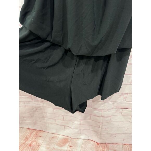 Aqua Green Women's Standard Keyhole Blouson Romper size 16W - Picture 5 of 8